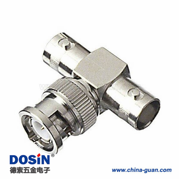 BNC T型1公轉2母連接器 BNC T型1公轉2母連接器